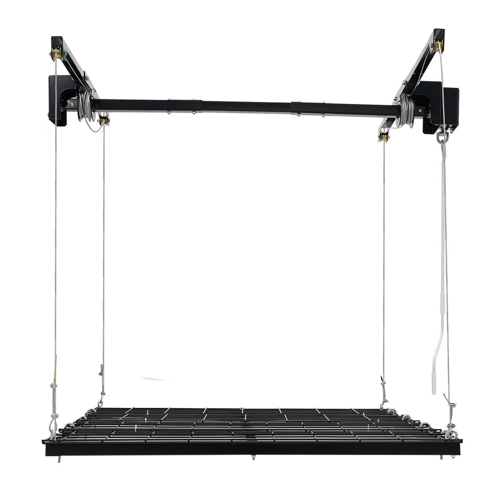 Overhead Garage Lifting Storage Rack, Garage Storage Rack, Adjustable Height Gar