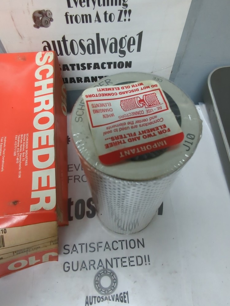 SCHROEDER,J10,HYDRAULIC FILTER NOS