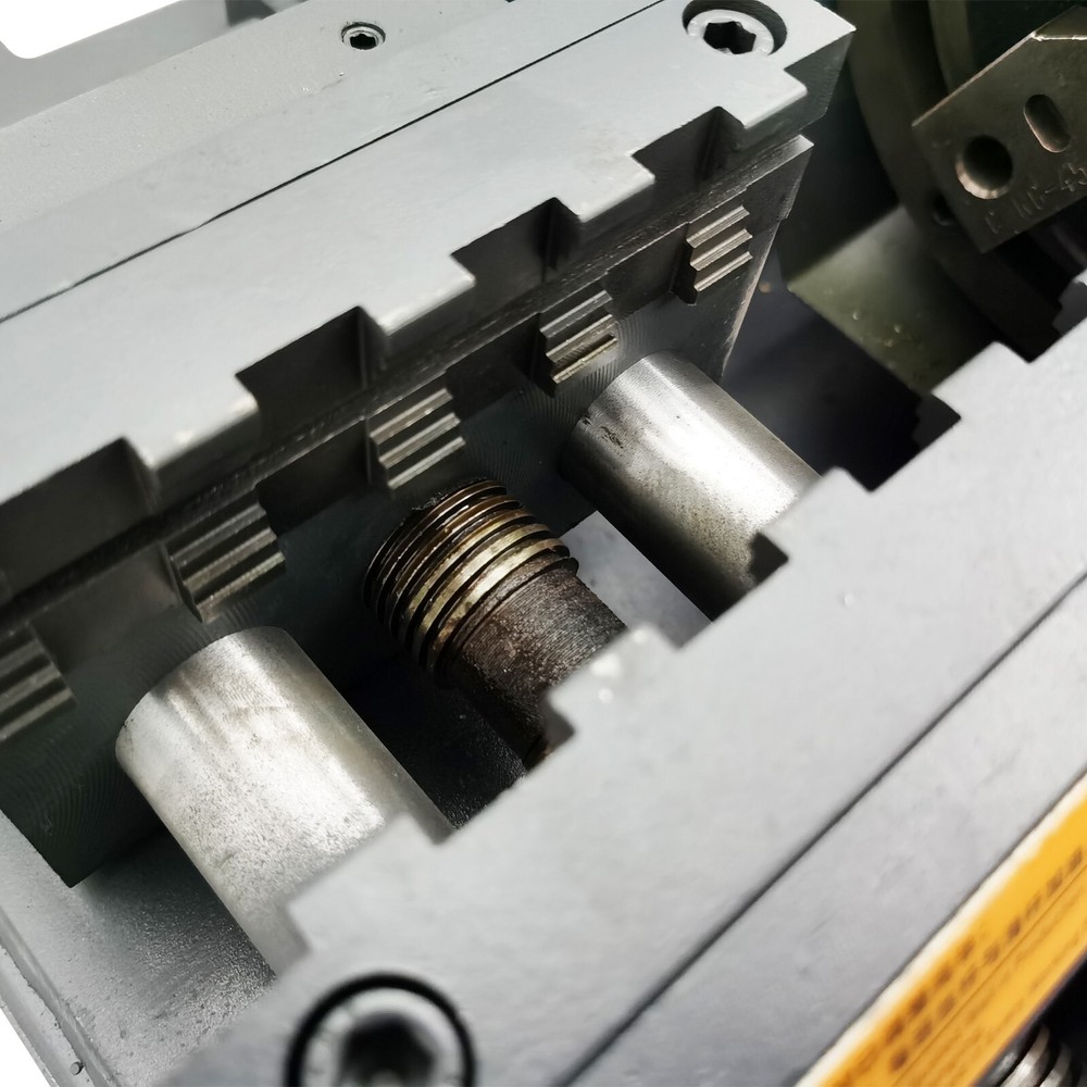 220V 3KW 0.6"-1.6"Thread Roller Rebar Thread Stripping Rib Rolling Machine