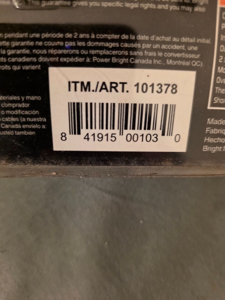 Energizer EN500 500 Watt Power Inverter