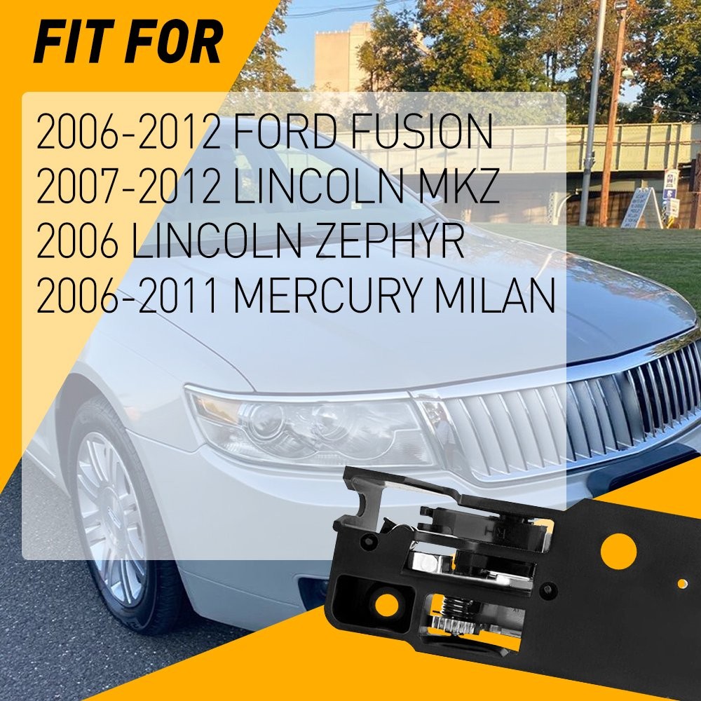 Front Driver Passenger Side Inside Interior Door Handle Chrome For Ford Fusion E