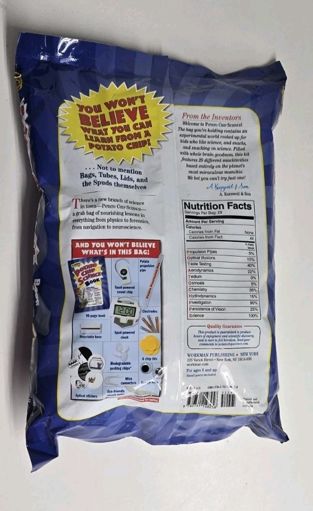 New Potato Chip Science: 29 Incredible Experiments Science Stem Experiments