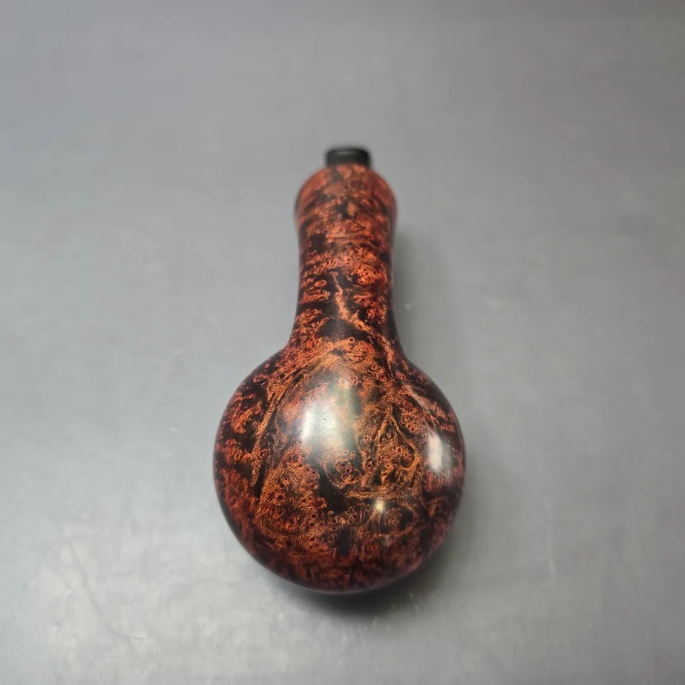 Wandi Riyadi Smooth Speeding Tomato Handmade Briar Pipe, New