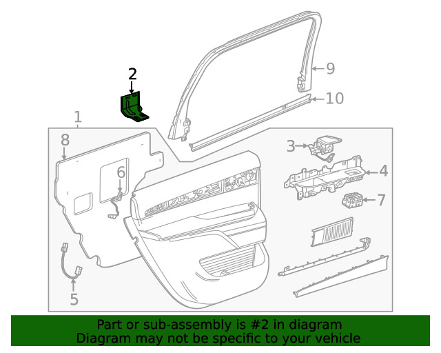 Genuine GM Bracket 85167166