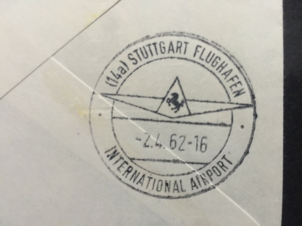 Frankreich - 1962 Flugpost Paris Stuttgart München - Erstflug