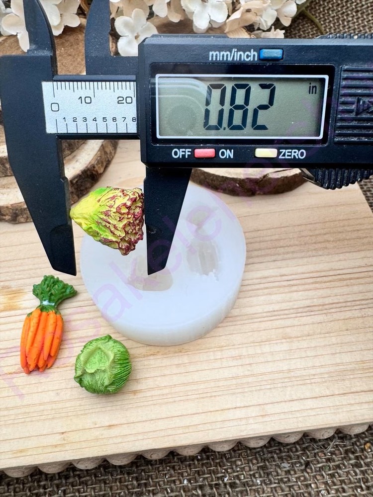 Vegetables handmade silicone mold for crafts