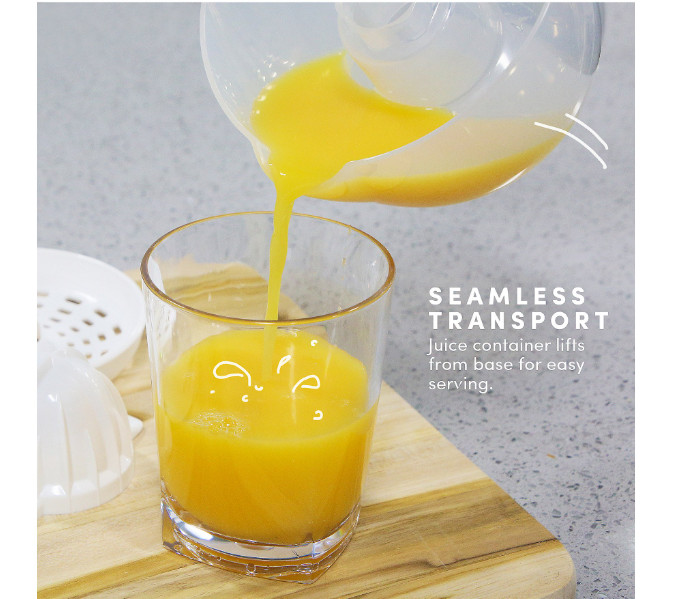 Electric Citrus Juicer for Oranges & Lemons, Easy Press, Pulp Control