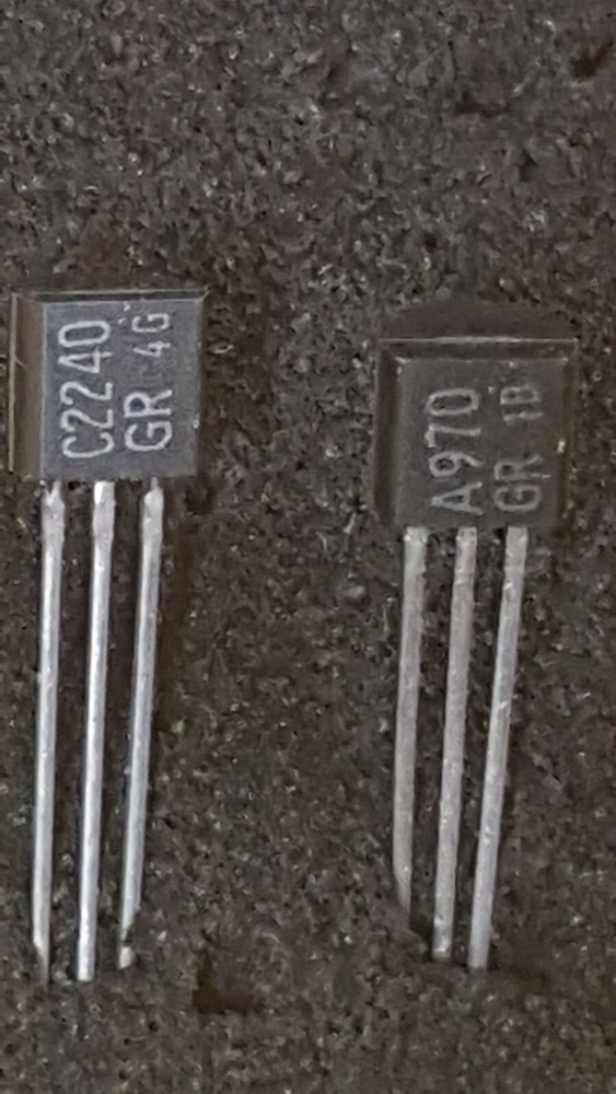 2SA970-GR & 2SC2240-GR Compliment