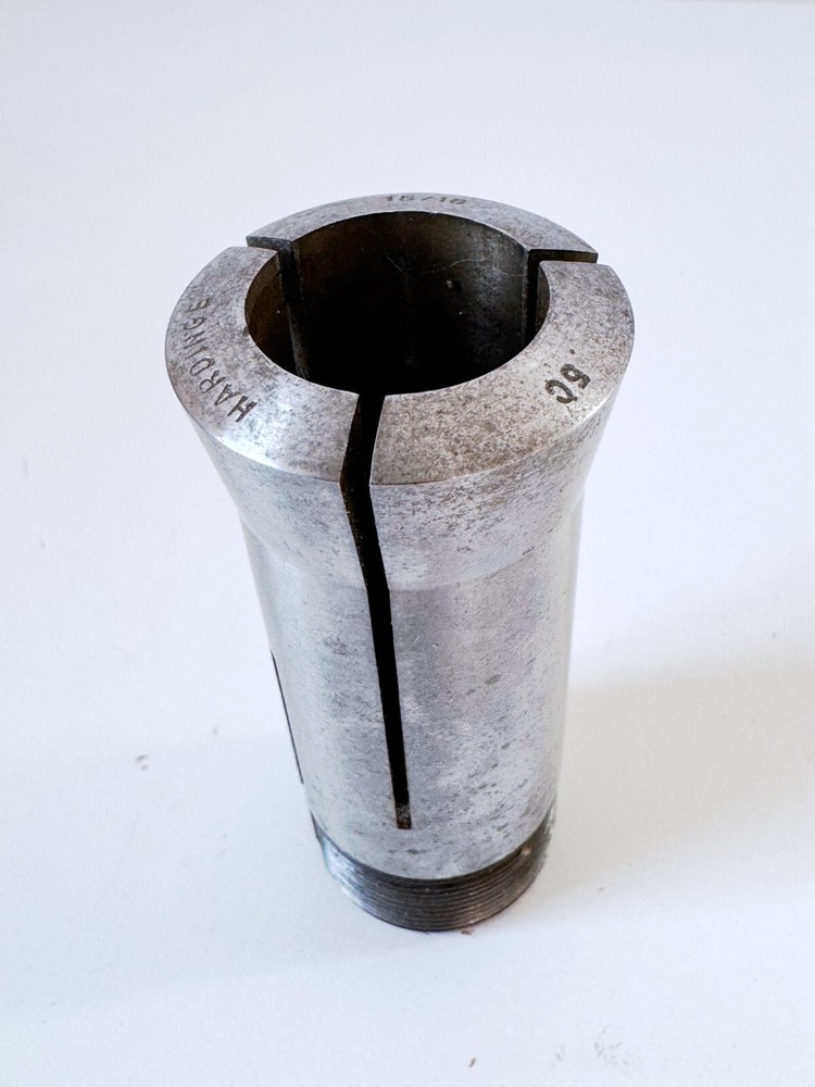 15/16" HARDINGE 5C Round Collet External & Internal Threads .9375" USA