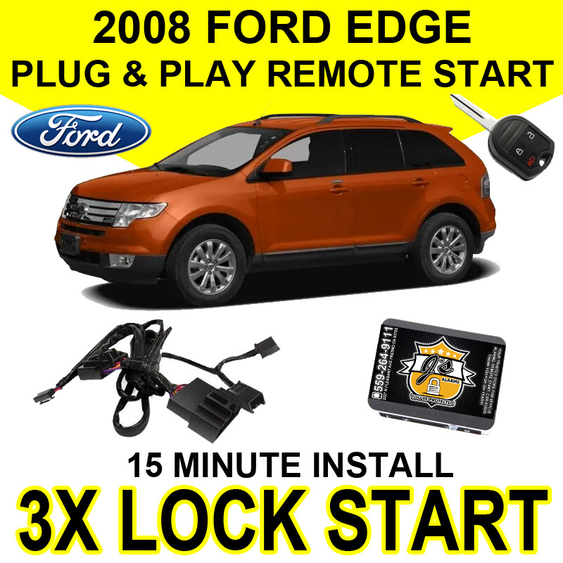 Remote Start System Plug and Play DIY 3X Lock For 2008 Ford Edge FO1A