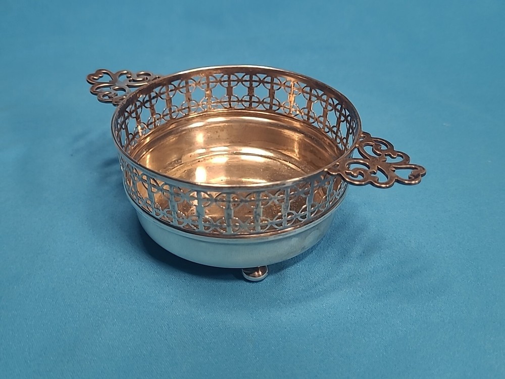 Sterling Silver Dish , Birmingham , Mappin & Webb Ltd , 89g , 1913
