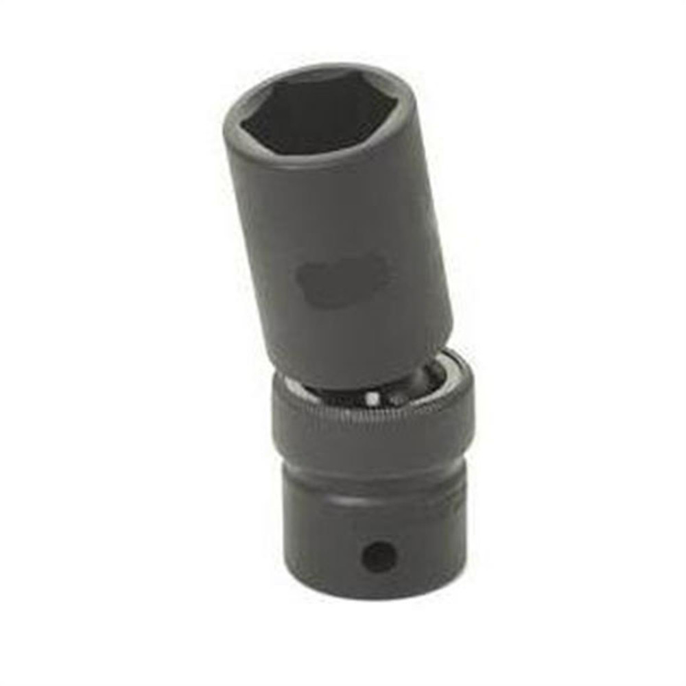 Grey Pneumatic 1/2" Drive x 22mm Deep Universal Socket 6 Point - Black
