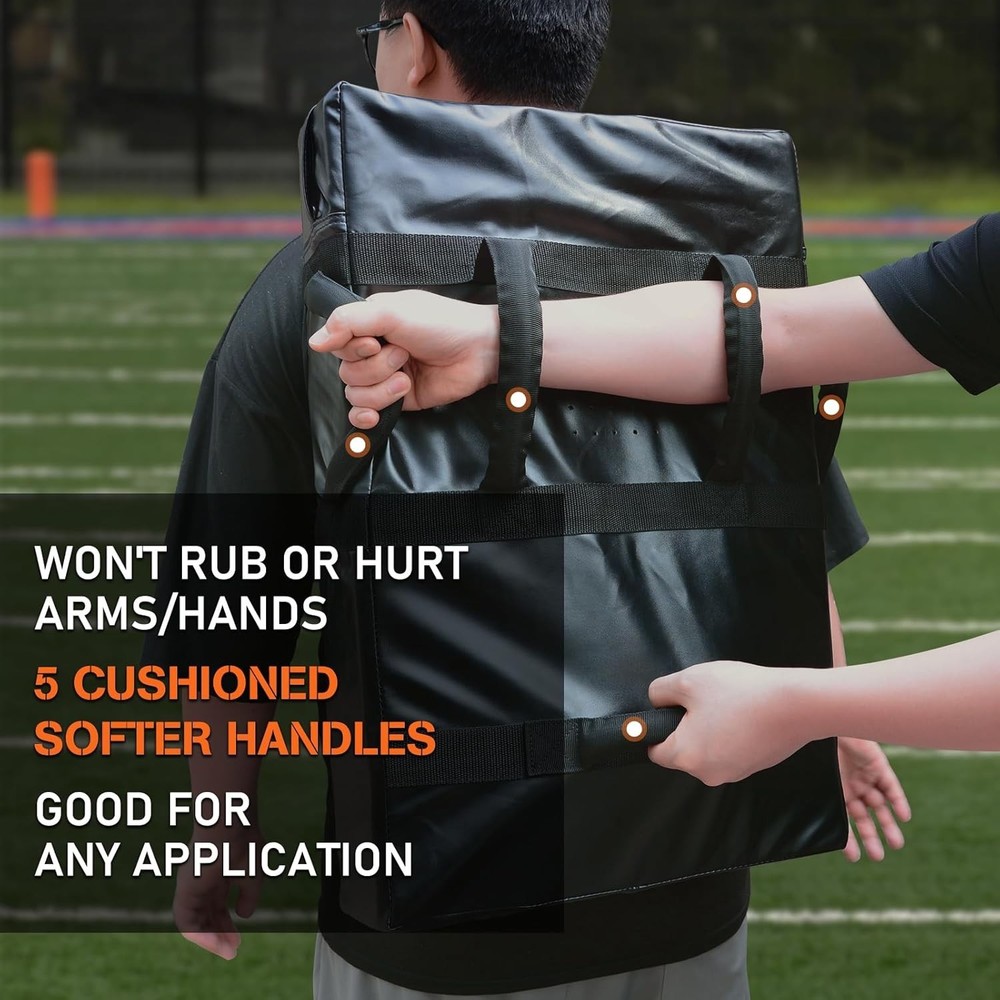 Versatile Blocking Pad - 24"x16" Kick Shield for Football & Basketball Training