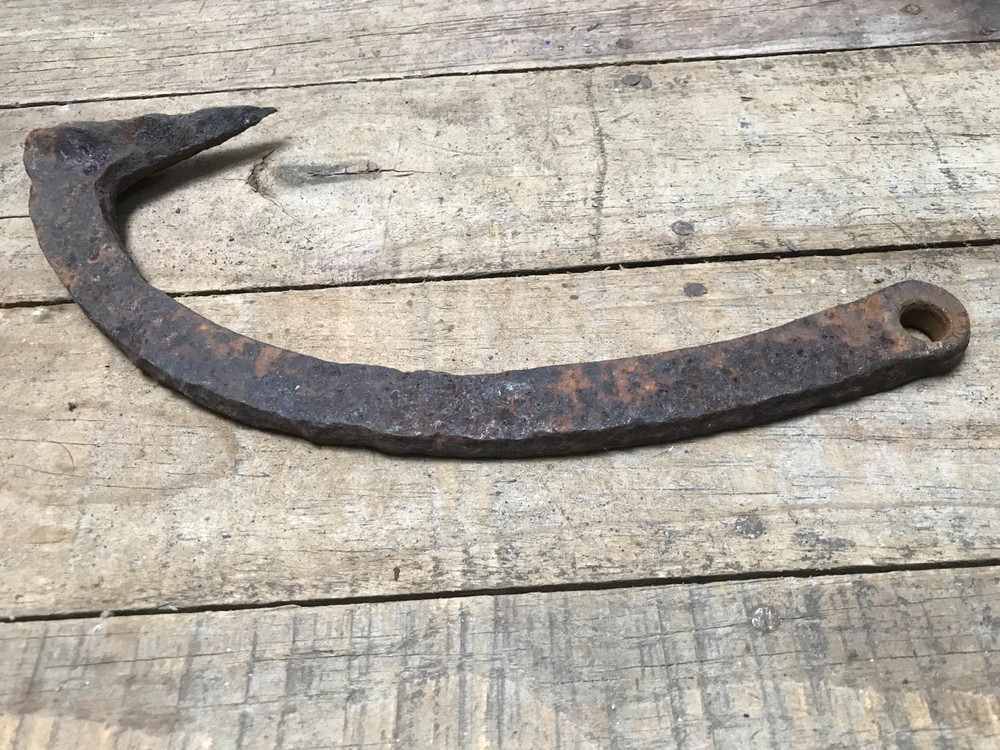 Old Rusty Log Roller Cant Hook Part Peavey Logging Lumberman Rustic Decor