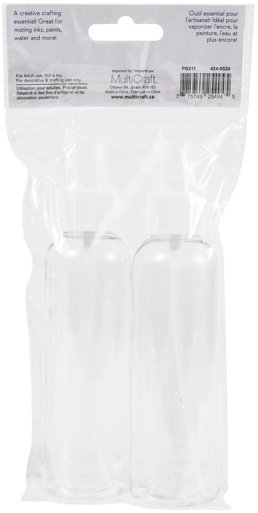 Empty Plastic Spray Bottle 4oz