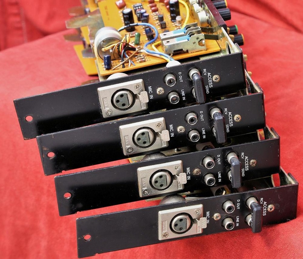 1970s TEAC 301 (M15) Channel Strips/Input Modules with Tamura Input Transformers