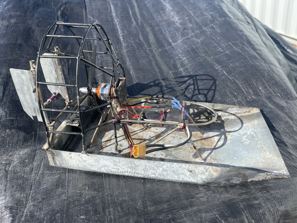 Custom Built Rc Air Boat *Project* Metal Built