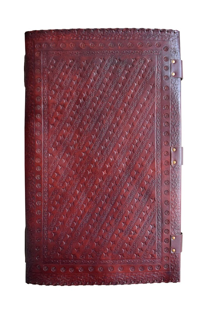 Large leather journal Notebook Diary Blank Pages Personal Bound journals 22x14