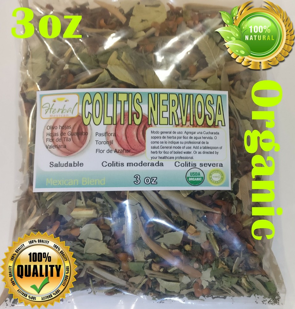 Colitis Nerviosa Natural Herbal Blend !!!