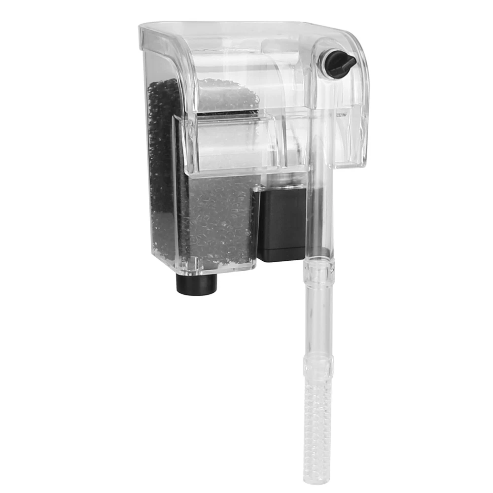 Aquarium Waterfall Filter Pump Fish Tank Hang External Oxygen Pump Water Filter