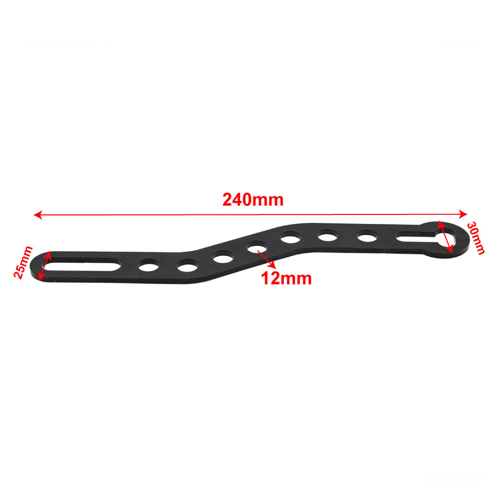 Universal Retro Motorcycle Front Exhaust Pipe Connecting Bracket Fixing Frame