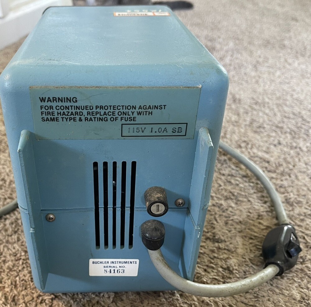 Buchler Instruments Polystatic Pump, Model 2-6150, Works