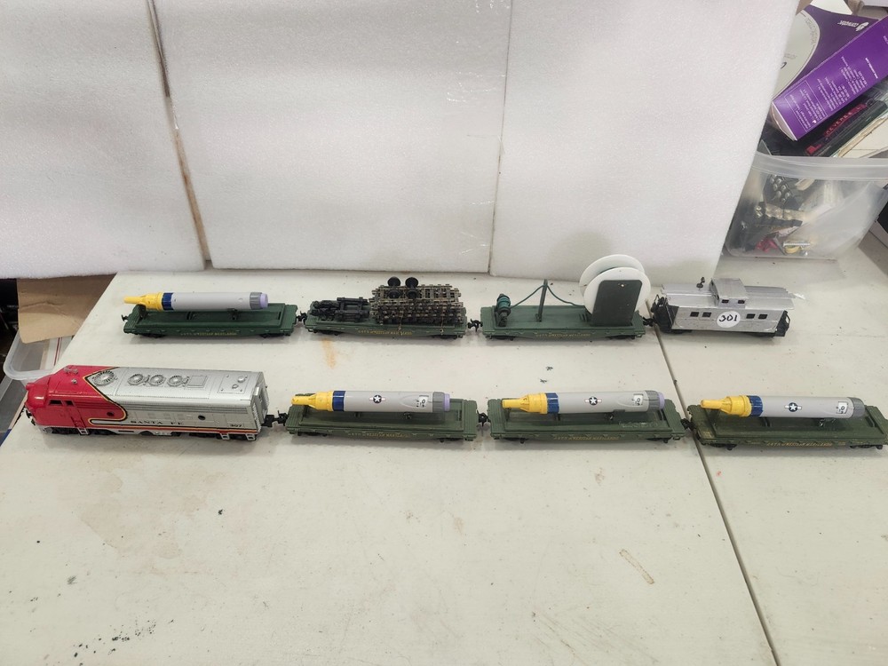 PRICE SLASHED WAY DOWN SCRATCH BUILT MISSLE TRAIN SET + RAVEN BONUS