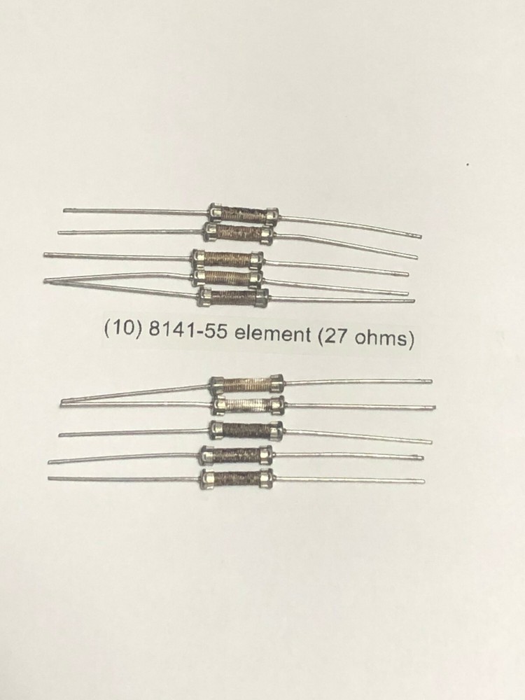LIONEL SMOKE ELEMENT's  10 elements 27 OHM Used on LIQUID SMOKE Kits