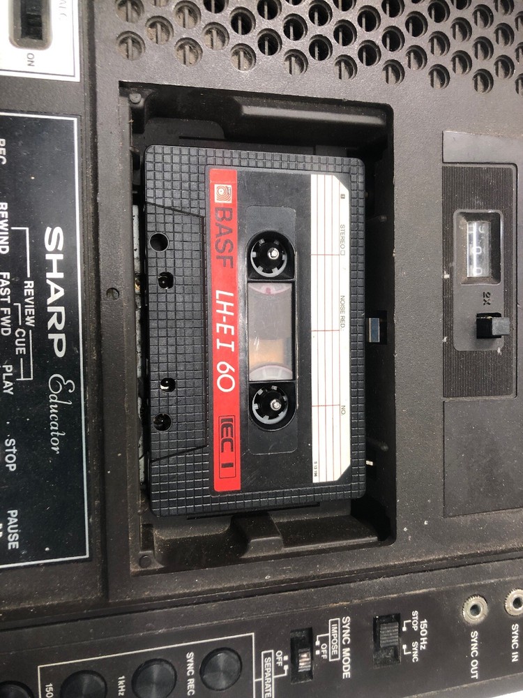 Sharp RD-670AV Educator 2 Slide Projector Sync Recorder As Is Parts