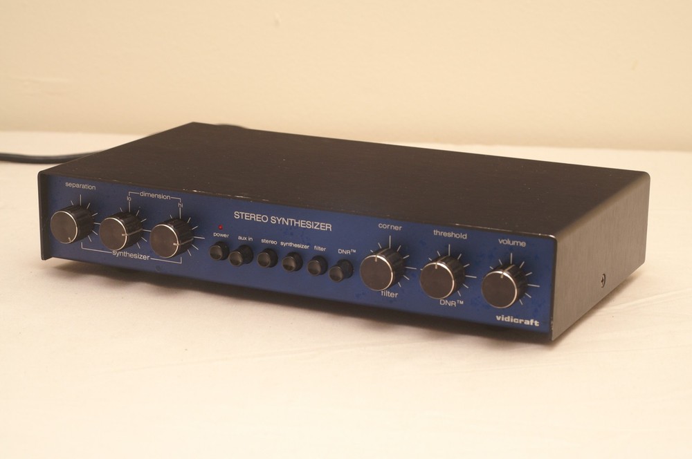 Vidicraft Stereo Synthesizer Audio Effect Unit Filter TESTED WORKING