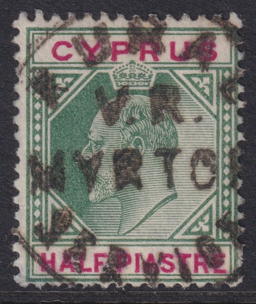 CYPRUS: (20941) V.R.MYRTON postmark/cancel