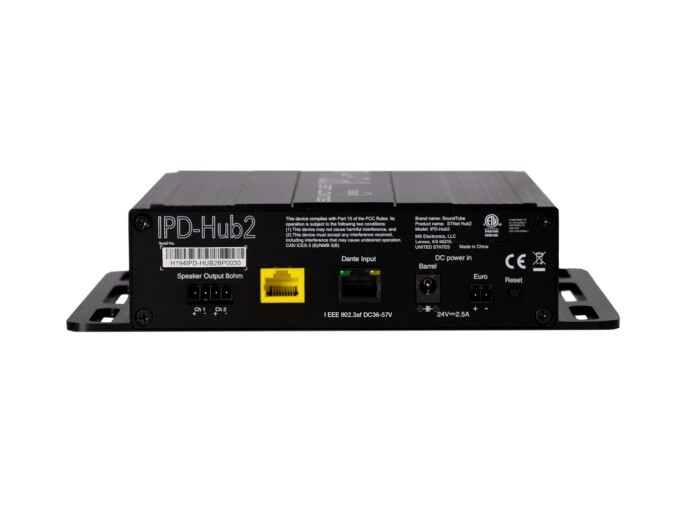 IPD-HUB 2 2-Channel DSP Amplifier/Powered Dante