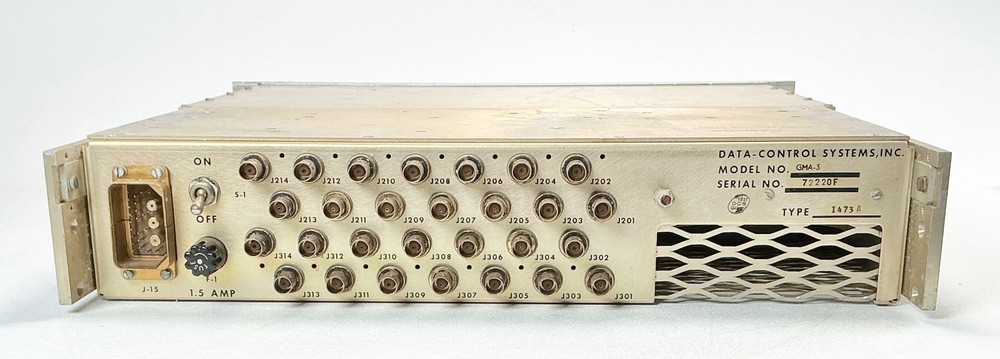 Data Control Systems DCS GMA-3 Telemetry Discriminator Chassis w/ 7 Modules GFD5