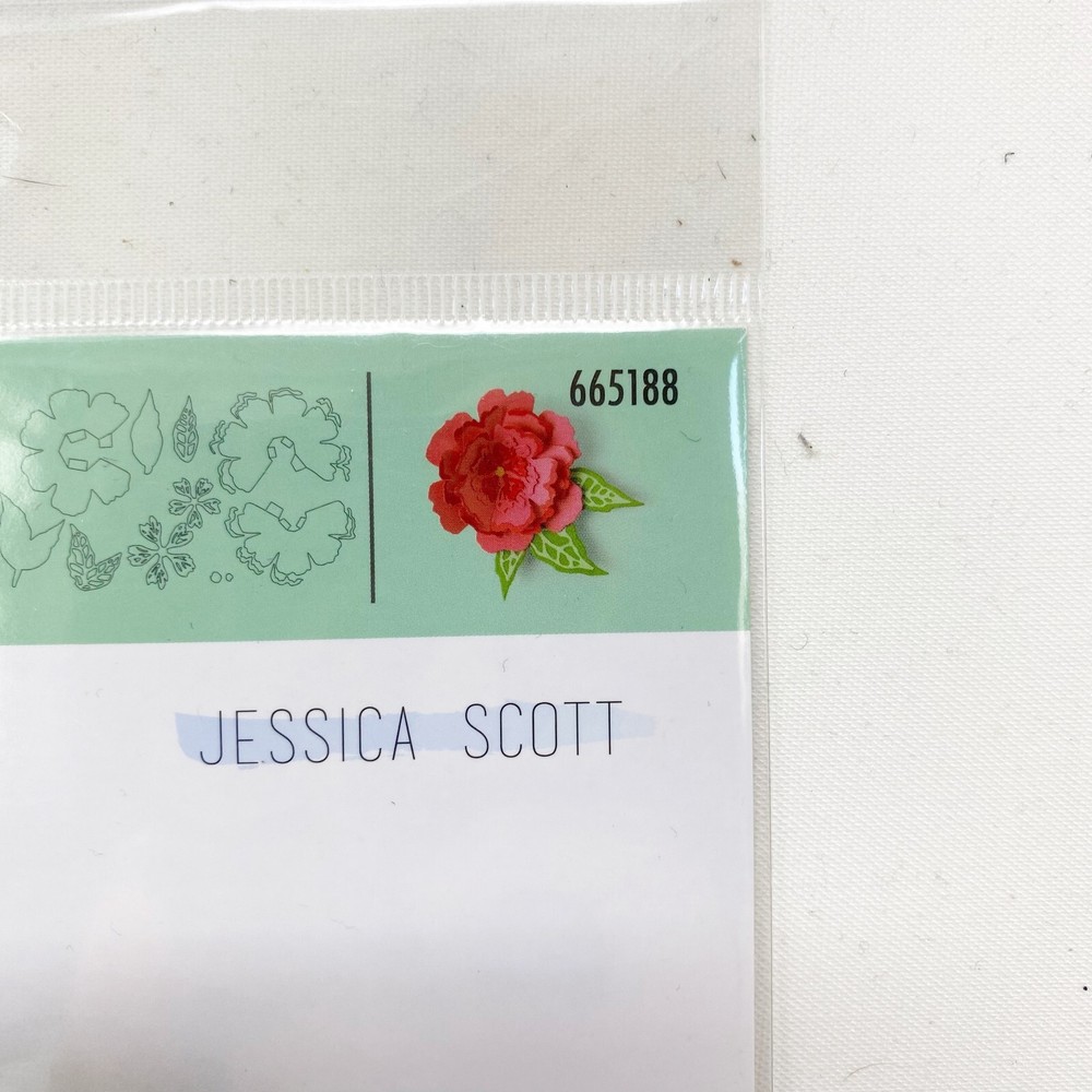 Sizzix Thinlits Pop Up Flower Rose Cutting Dies Jessica Scott Cards 665188 NEW
