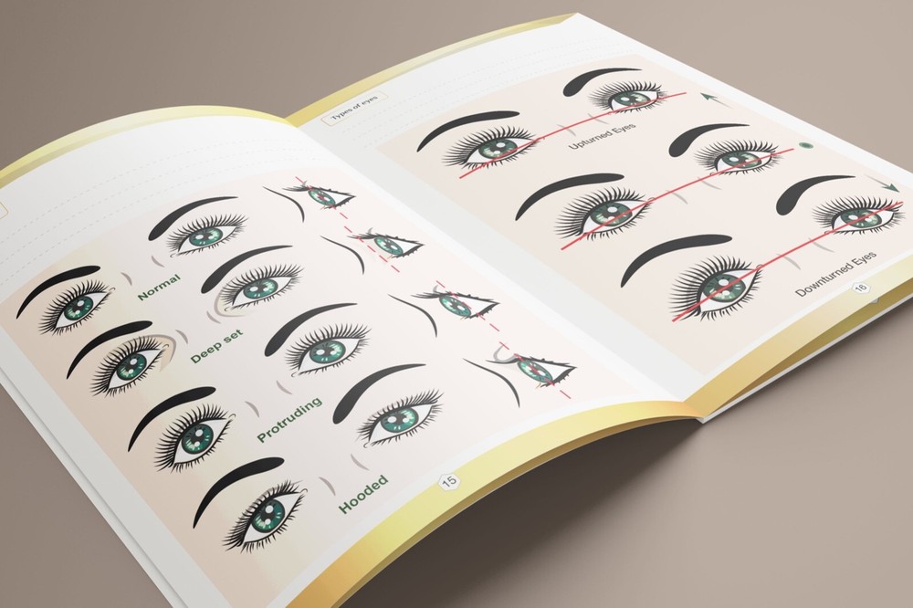 Eyelash Extension Workbook, Lash Student Practice Manual, Lash Extension Guide