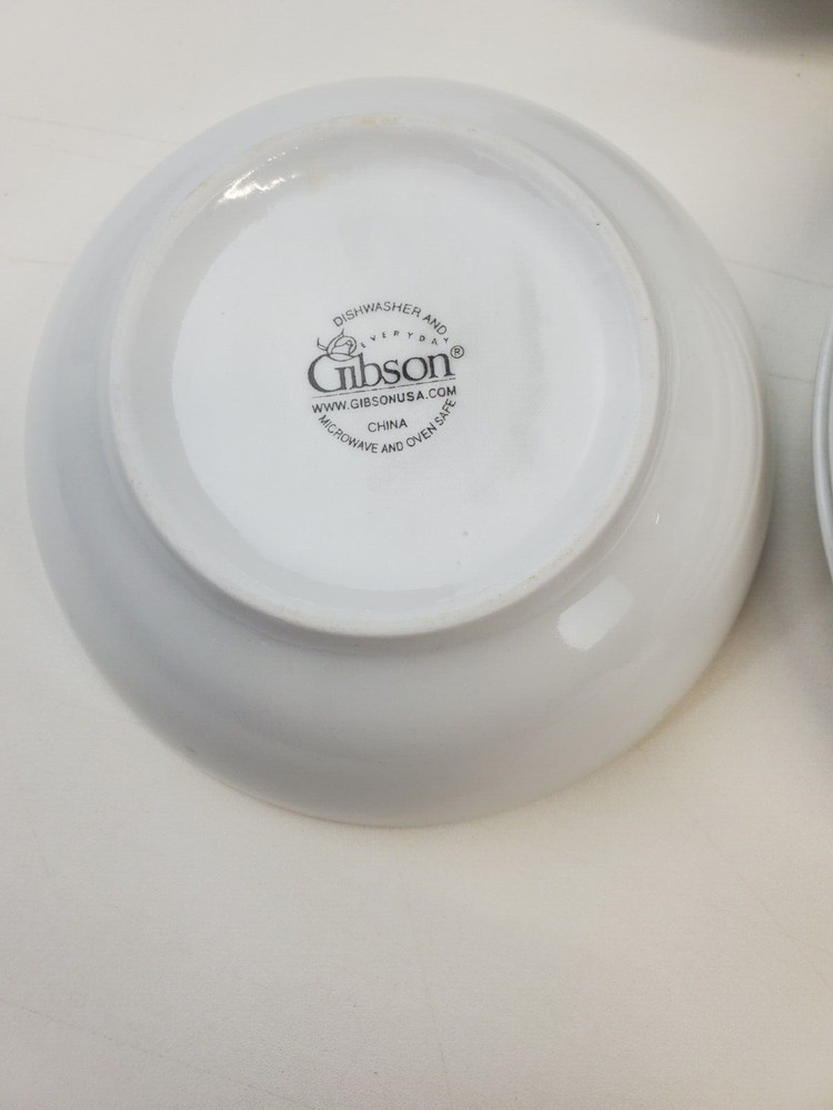 Everyday Gibson Dishes Pink Floral Pattern