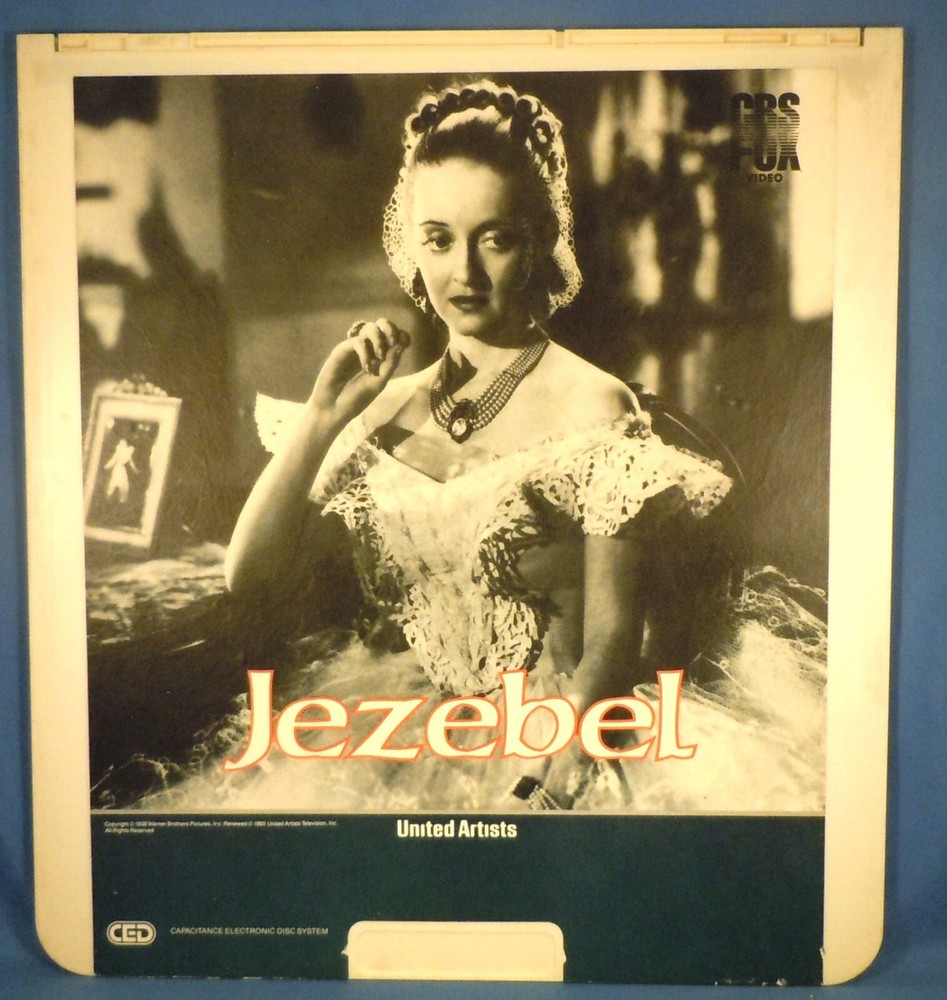 RCA CED VIDEODISC! - JEZEBEL with Bette Davis