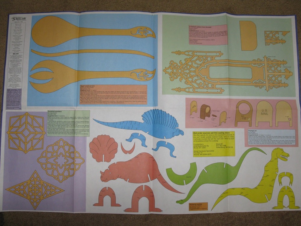 scroll saw woodworking patterns