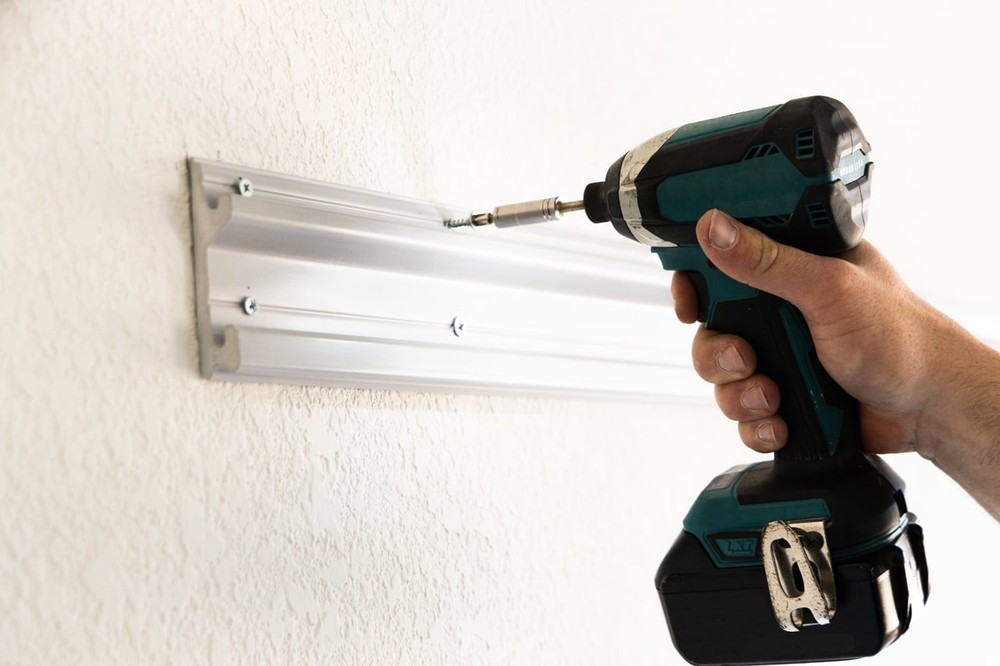 46-inch Quick-Release Garage Organizer Rail Track