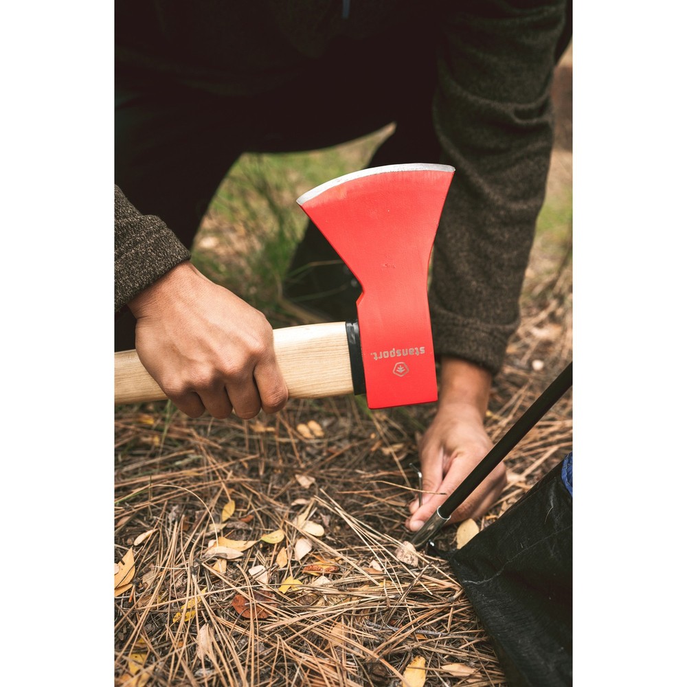Stansport Camp Axe with Carbon Steel Head - Medium Handle