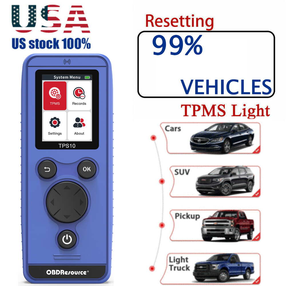 2026 TPS10 TPMS Relearn Tool Auto Tire Pressure Sensor Activate TPMS Reset Tool
