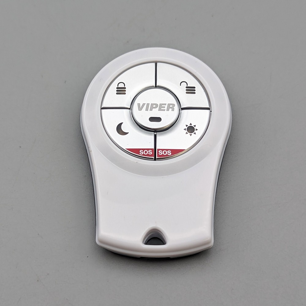 Viper Home 7250R Replacement Remote Control Key Fob White