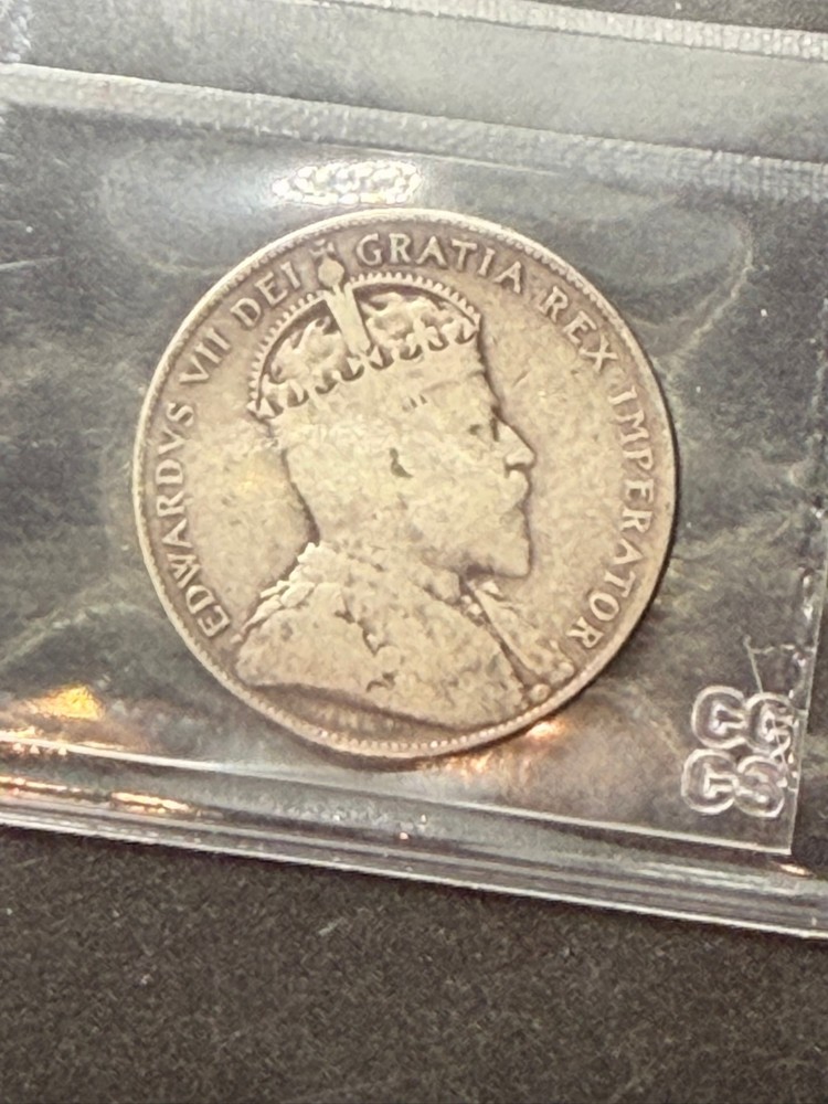 1906 Canada 50 Cent CCCS Graded F-12
