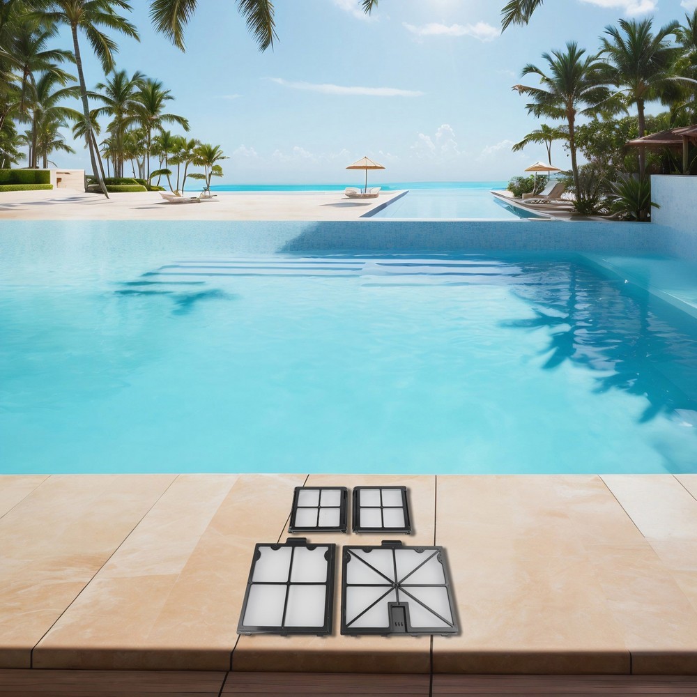 4Pack Pool Filter Set for Dolphin Models User Friendly Design for Maintenance