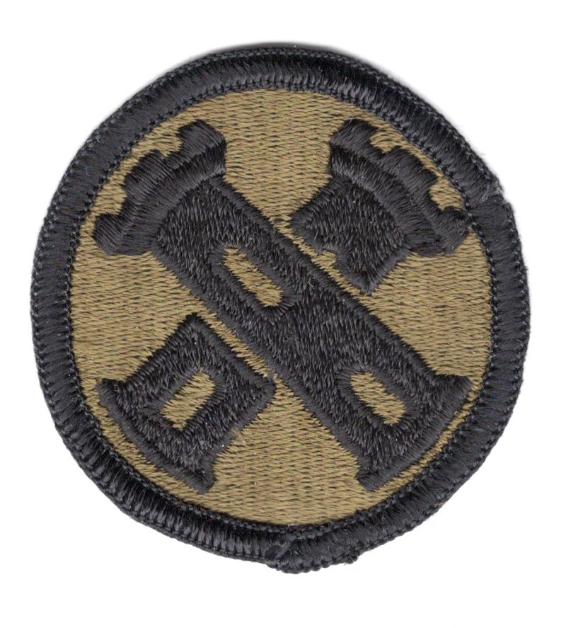 Army Patch: 16th Engineer Brigade - subdued, merrowed edge