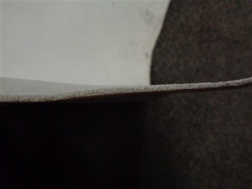 LEATHER HIDE OFF WHITE 52" X 43 1/2"