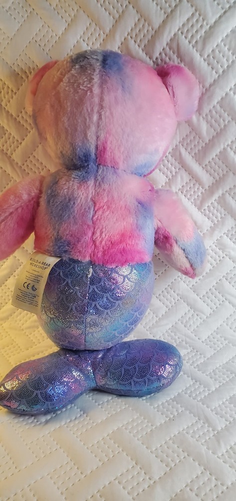MER-BEAR BUILD A BEAR WORKSHOP plush BAB Pink And Purple