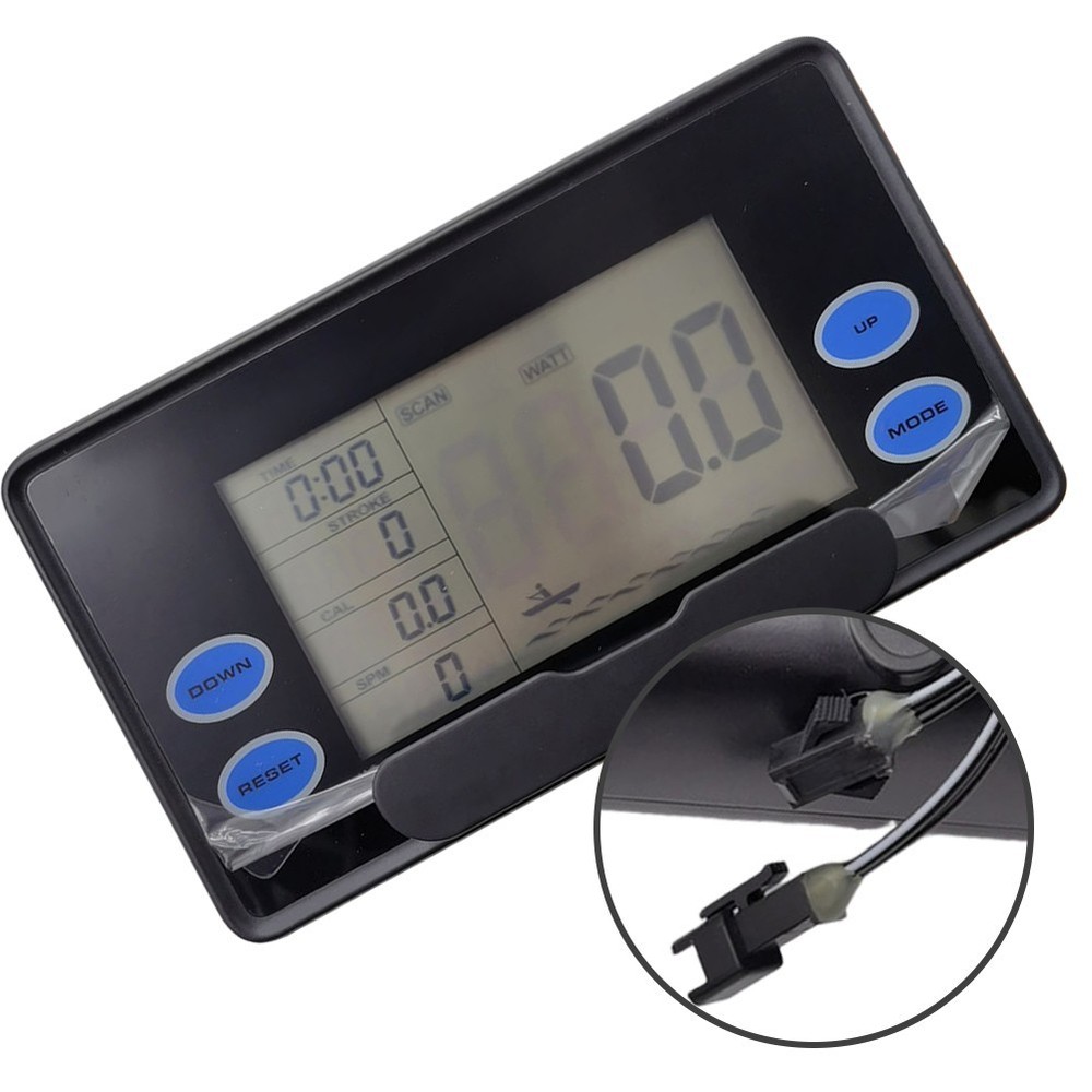 Efficiently Track Calories with this Rowing Machine Speedometer Display