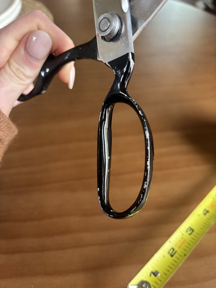 Vintage Penney’s Pinking Shears Sewing Tools Sharp Fabric Zigzag Scissors