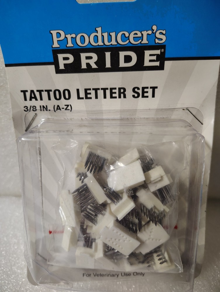 Producer's Pride Tattoo Digit & Letters Set